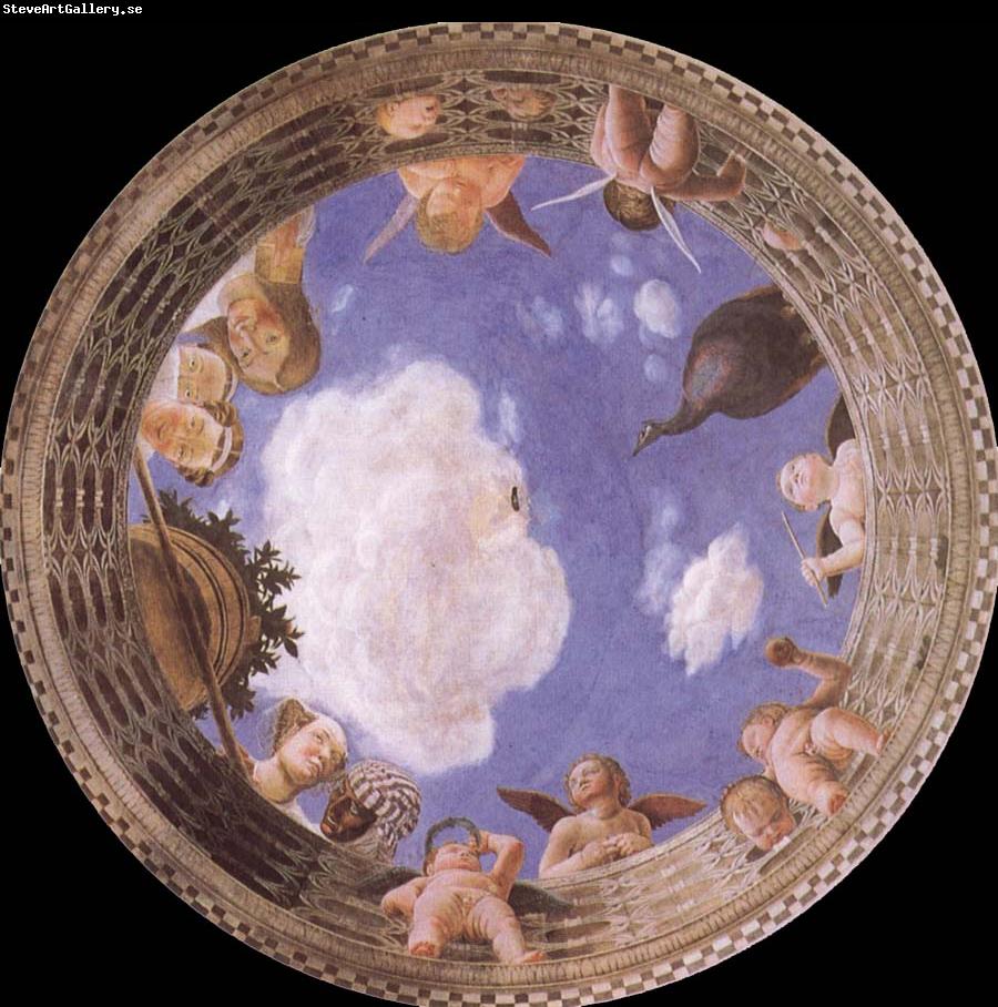 Andrea Mantegna Detail of Ceiling from the Camera degli Sposi